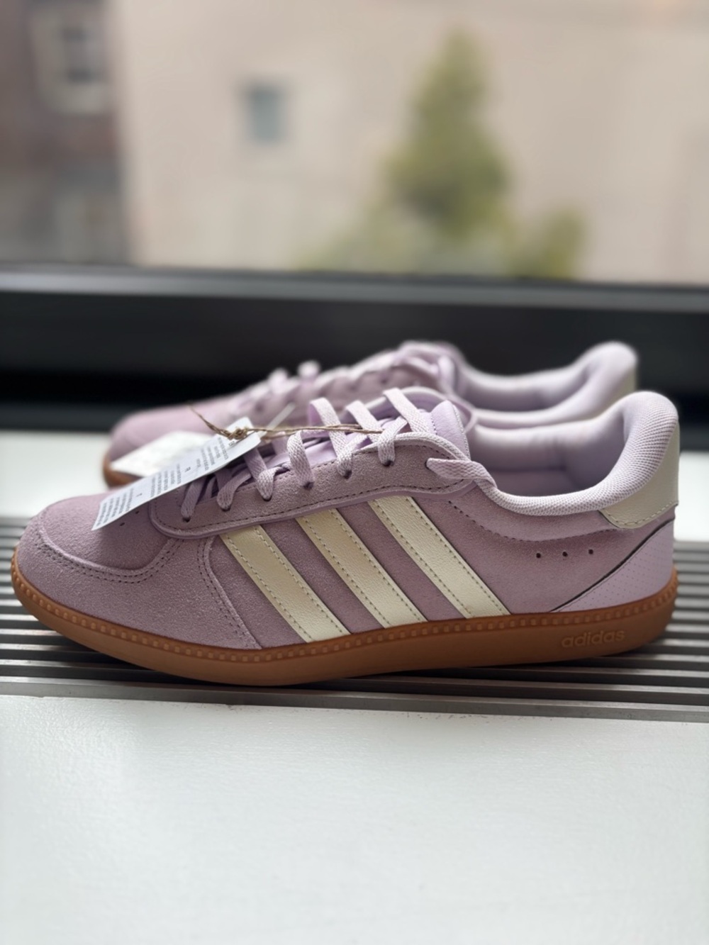 Adidas Women's purple breaknet sleek trainers size 8. Brand new. OBO